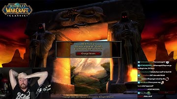 Asmongold gets Disconnected, Freaks out at queue times! (classic WoW first day stream highlights)