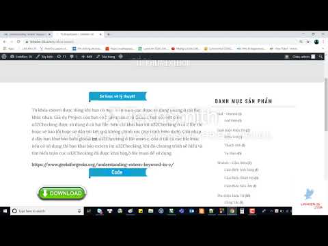 [C Programming] Lesson 14: Extern Keyword