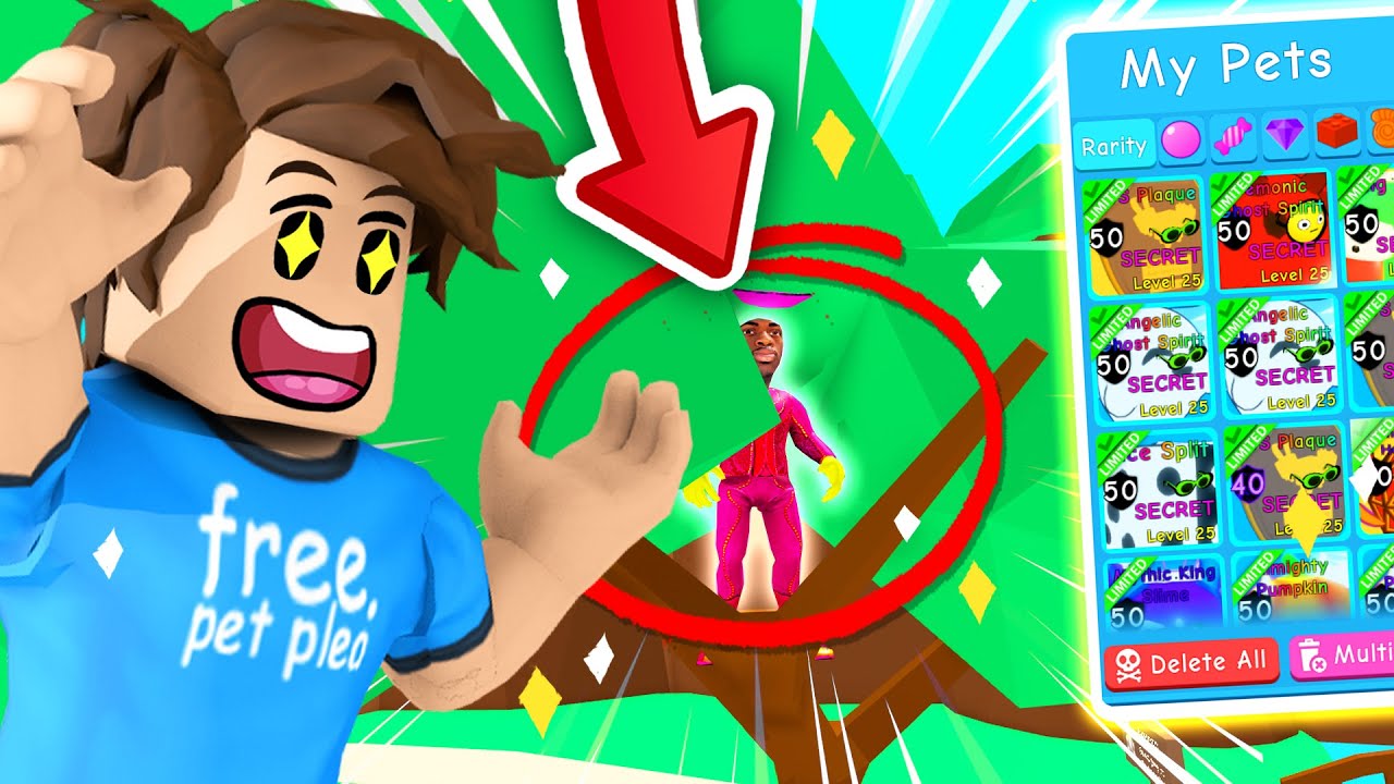 Find This SECRET "Lil Nas X" For FREE PETS In BubbleGum Simulator (Roblox)