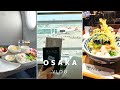 한국에서 일본입국 | 아시아나 비지니스석 기내식 | 오사카 우메다 냉우동 맛집, 우동보우, 경양식 부도테 | 일본 직장인 일상 vlog