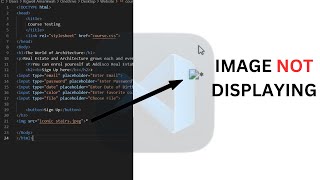 How to fix HTML img file not displaying in Web Preview