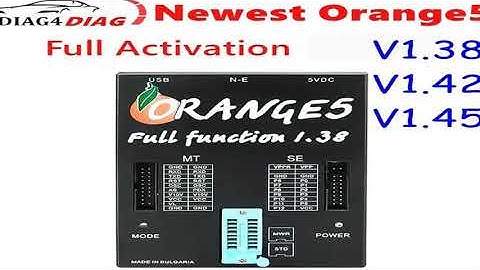 A must-have product! Newest V1.45 V1.42 V1.38 Orange5 Programmer With Full Adapters Add all Author