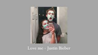 Love me - Sped Up (Justin Bieber) Resimi