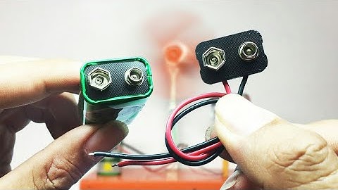 How to make a Battery connector using Clip old batteries