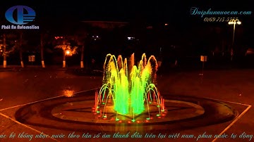 Nghệ thuật nhạc nước âm sàn tạo hình, nhạc nước âm sàn phun nước theo nhạc