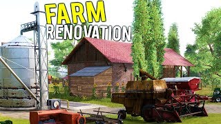 FARM FLIPPER!? RENOVATING A GIANT FARM + STARTING OUR FARMING COMPANY - Farmer's Dynasty Gameplay
