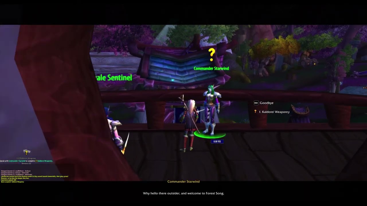 [30] Kaldorei Weaponry | Ashenvale (ID: 40812) - Turtle Wow Quest Database