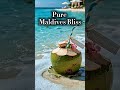 Beach videos for relaxation 🏝️ Pure 4K Maldives #shorts #ocean #livingart