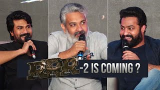 Director SS Rajamouli Gives Clarity On RRR Sequel | Ram Charan | NTR | Manastars