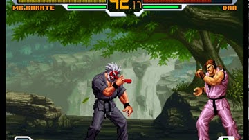 #257 SNK vs Capcom SVC Chaos Bosses (3/12): Player Serious Mr. Karate playthrough