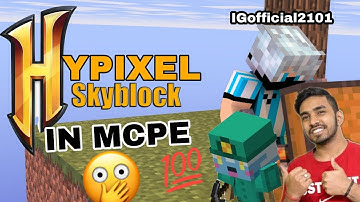 Hypixel Like Skyblock Server For Minecraft Pe 1.18 ! Hypixel Skyblock For Minecraft Pe 1.18 ! Mcpe