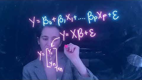 Matrix form Linear Models