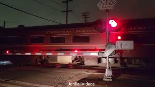 4/12/23 Pre: EB Amtrak 2 Sunset Limited with DOTX 221 departs Ontario, CA