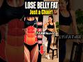 Flatten Your Belly in 12 Minutes With This Chair Hack #shorts #homeworkout #absworkout