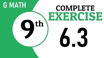 Exercise 6.3 Complete , Chapter 6, Exponents and Logarithms, Class 9 General Maths, urdu ,hindi, gs,