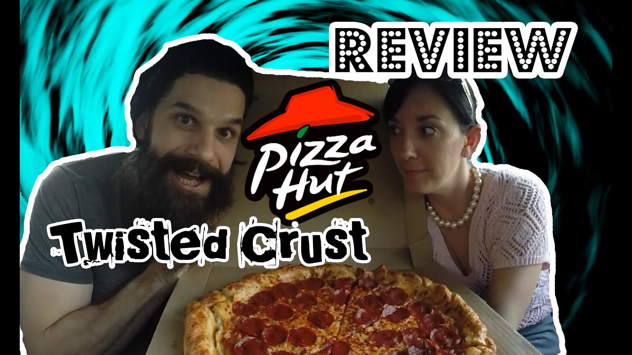 Pizza Hut Twisted Crust - Review (W/ Cheese Sauce) - YouTube