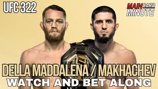 UFC 322: Della Maddalena vs. Makhachev LIVE Stream PPV | Watch Along Fight Companion