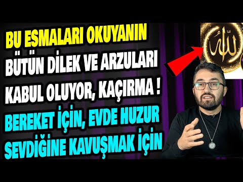 Ya Allah Ya Rahman Ya Rahim Ya Kavi Ya Kadir esmalarını sadece dene!! bak neler olacak