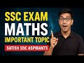 Ssc exam maths strategy video with new topics jo ssc me puchh raha h #ssc #maths #cgl