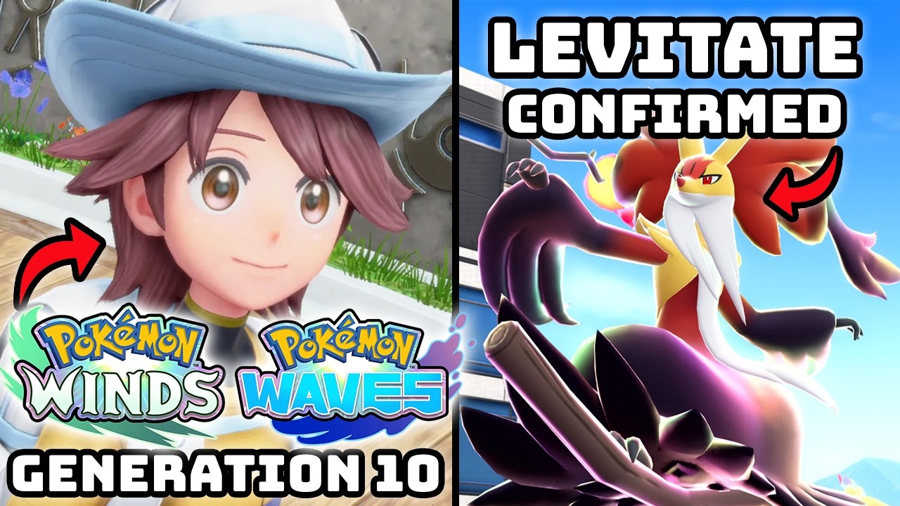 HUGE NEWS! POKEMON GENERATION 10 + MEGA STARTER ABILITIES! Pokemon Winds and Pokemon Waves 🍃🌊