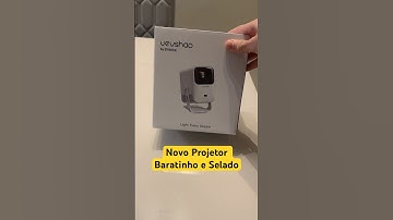 Chegou o melhor projetor bom e baratinho selado! #vevshao #vevshaoA15 #projetorbaratinho