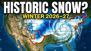 ❄️ Will Your Area See Historic Snow Snowfall Forecast 2026–2027