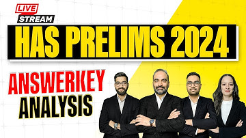 HAS Prelims 2024 Answer Key & Paper Analysis | HPAS 2024 Answer Key Discussion #hpas2024