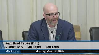 House Transportation Finance and Policy Committee 3/2/26
