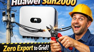 Huawei SUN2000 Installation Guide | No Grid Injection (Zero Export Explained)