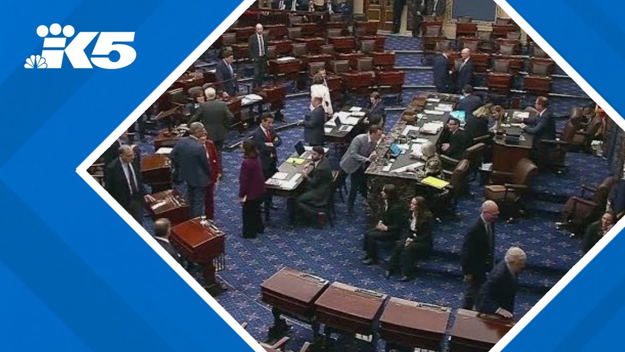 Senate votes to end government shutdown - YouTube