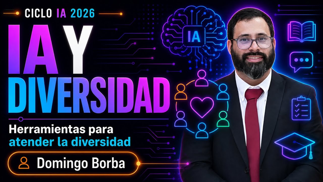 Herramientas IA para atender la diversidad, Domingo Borba