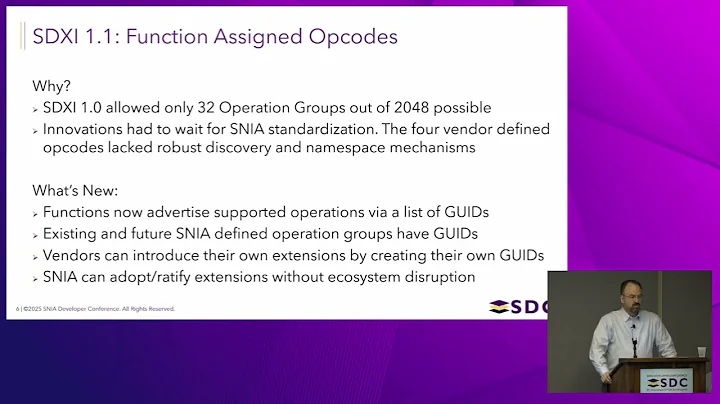 SNIA SDC 2025  - SDXI v1.1 Data Movement Accelerator Interface Update
