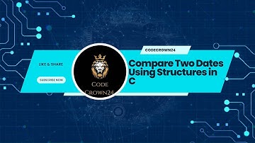"Compare Two Dates Using Structures in C