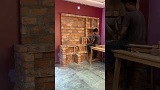 Exposed Brick Tv Cabinet