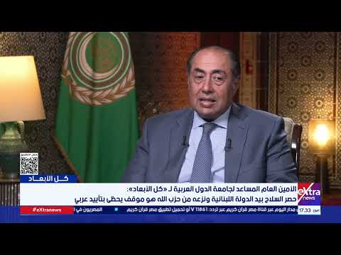 السفير حسام زكي حصر السلاح بيد الدولة اللبنانية ونزعه من حزب الله هو موقف يحظى بتأييد عربي