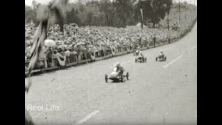 1935 All-American Soap Box Derby and post race party in Akron, Ohio.