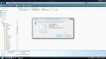 Create, Copy, Move, Delete & Rename Files and Folders in Windows