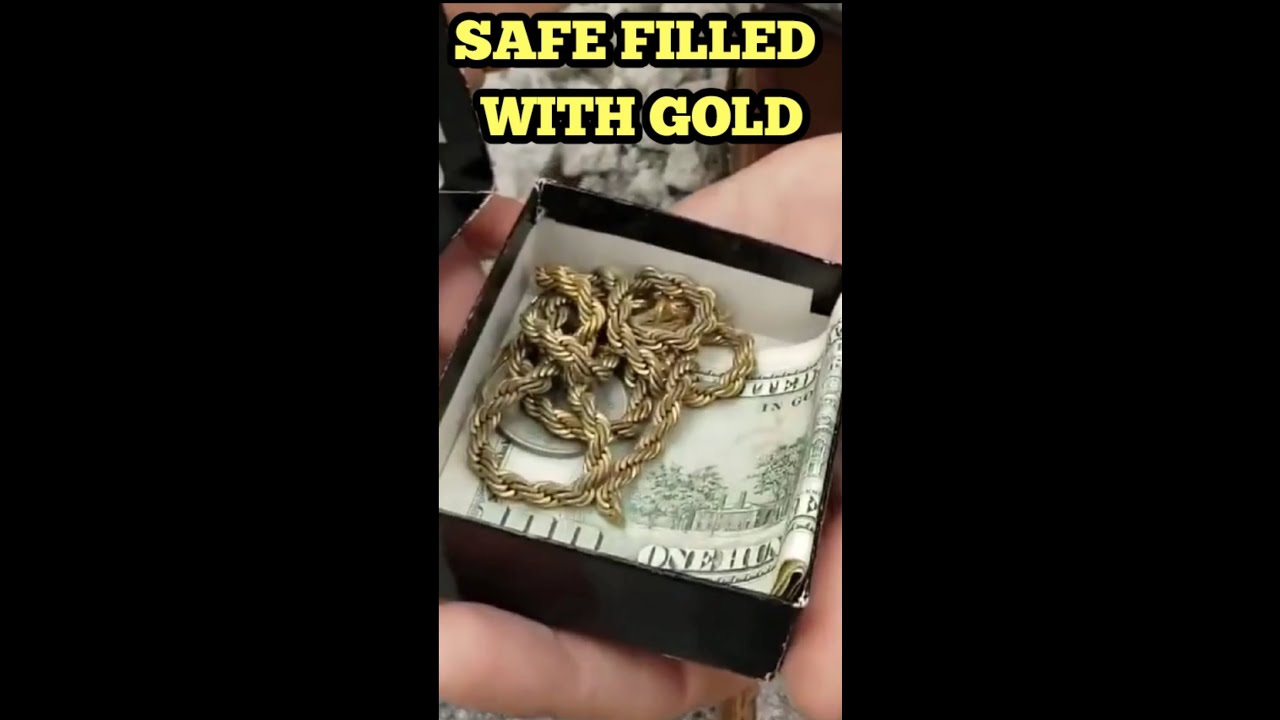 FOUND GOLD IN SAFE 