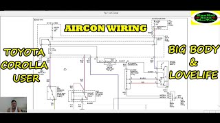 TOYOTA COROLLA 1993-1997 BIGBODY & LOVELIFE A/C WIRING CONNECTION 