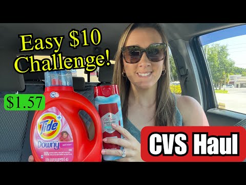 CVS Haul- Easy $10 Challenge! | Beginner Friendly Coupon Deals 8/6-8/12