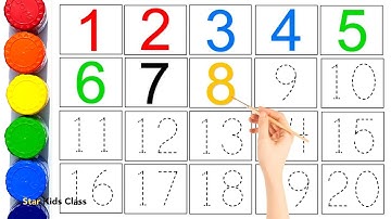 Learn to count, One two three, 123 Numbers, 123, 1 to 100 counting, abc, a to z alphabet - 59