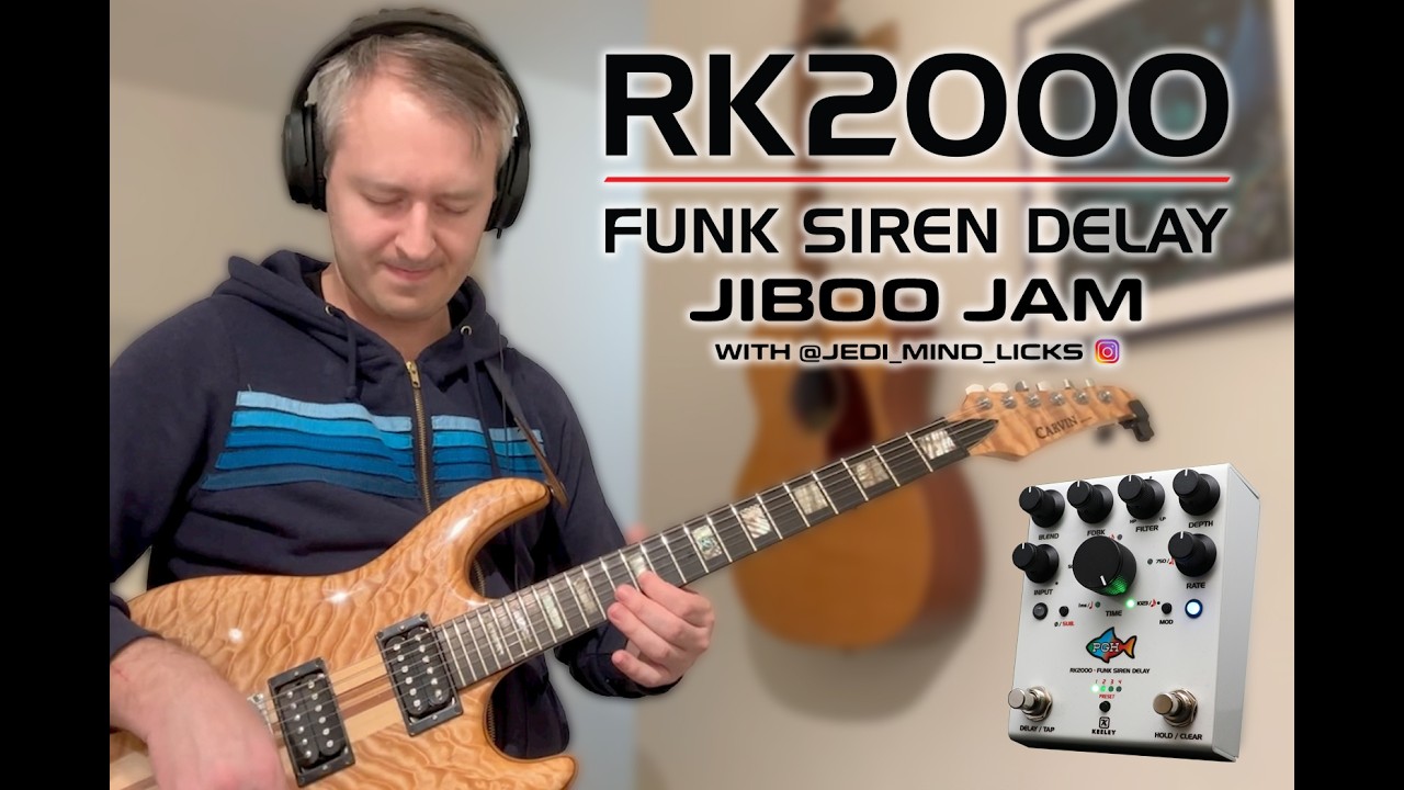 Keeley Electronics - RK2000 Funk Siren Delay - Jibboo Jam w @jedi_mind_licks (IG)