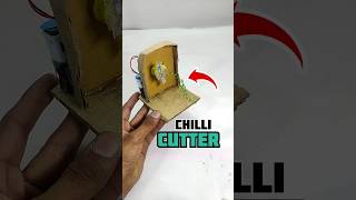 How to make chilli cutter machine || diy science project for class 7th #shorts