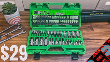SWANLAKE 32 Piece Hex Bit Socket Set Review | Budget Master Hex Bit Socket Set