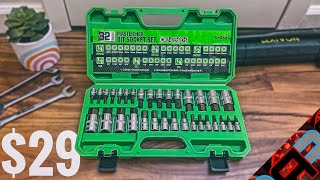 SWANLAKE 32 Piece Hex Bit Socket Set Review | Budget Master Hex Bit Socket Set Net Worth