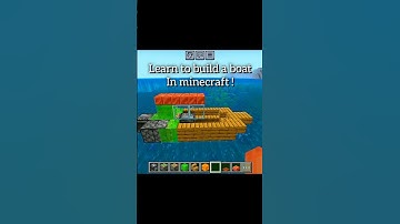 I Built an Automatic Boat in Minecraft 🚤😱 #minecraft #gaming #shorts