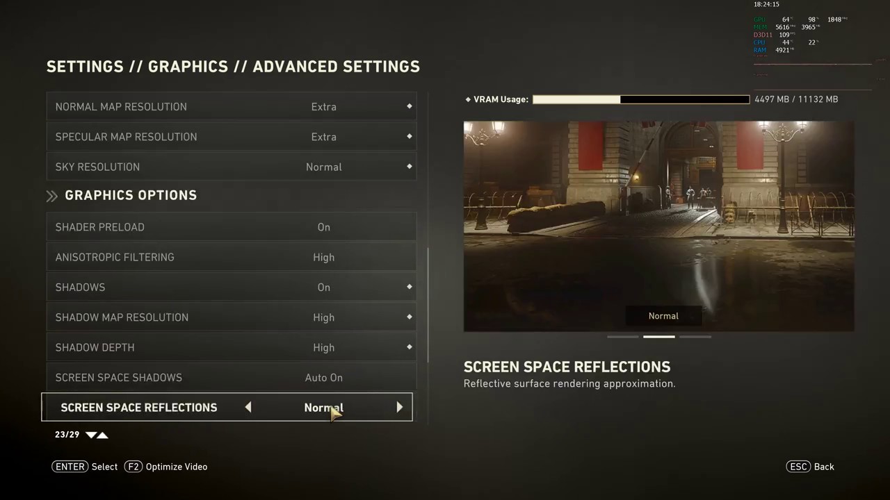 Call of Duty WWII Settings 