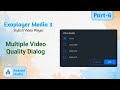Exoplayer media3 Video Quality Setting in Android Studio || Video Quality Dialog #media3