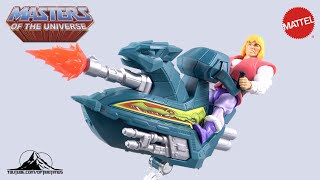 @Mattel Masters of the Universe Origins PRINCE ADAM and SKY SLED Video Review