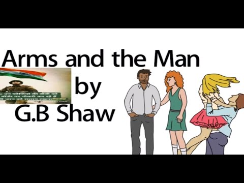 Arms and The Man by G.B Shaw |in Hindi | Full Explain in Animated pictures